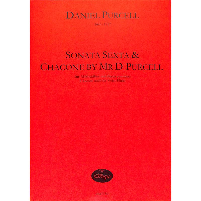 Titelbild für BAROQUE 1150 - SONATA SEXTA A-MOLL + CHACONNE BY MR D PURCELL