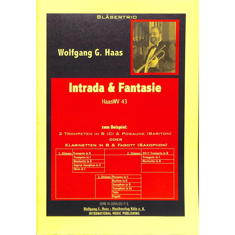 Titelbild für HAAS 0517-5 - INTRADA & FANTASIE HAASWV 43