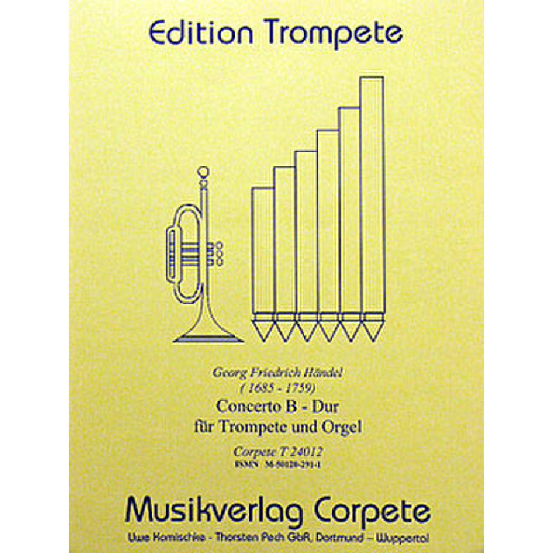 Titelbild für CORPETE -T24012 - CONCERTO (FASSUNG IN B-DUR)