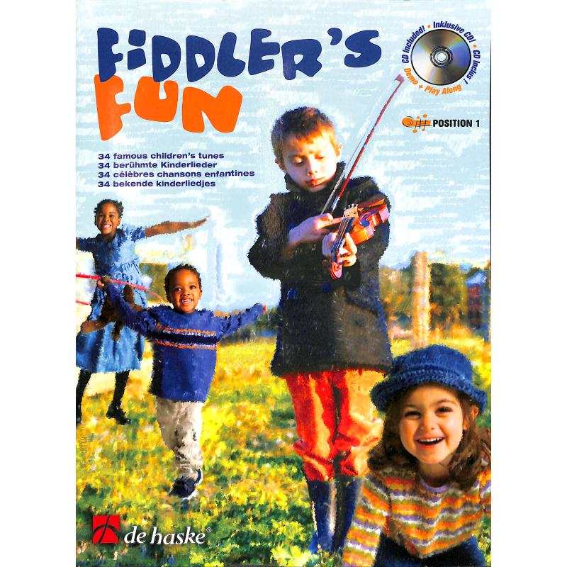 Titelbild für HASKE 1043634 - FIDDLER'S FUN - 34 BERUEHMTE KINDERLIEDER