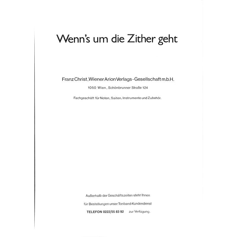 Notenbild für WEINB 1563-10 - 11 BELIEBTE WALZER