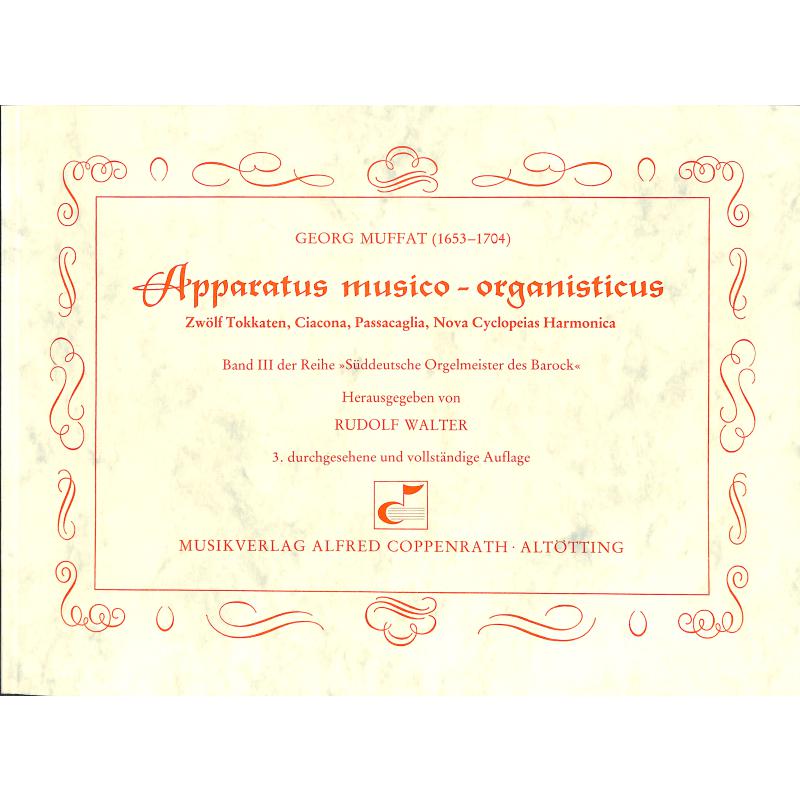 Titelbild für CARUS 91071-00 - APPARATUS MUSICO ORGANISTICUS