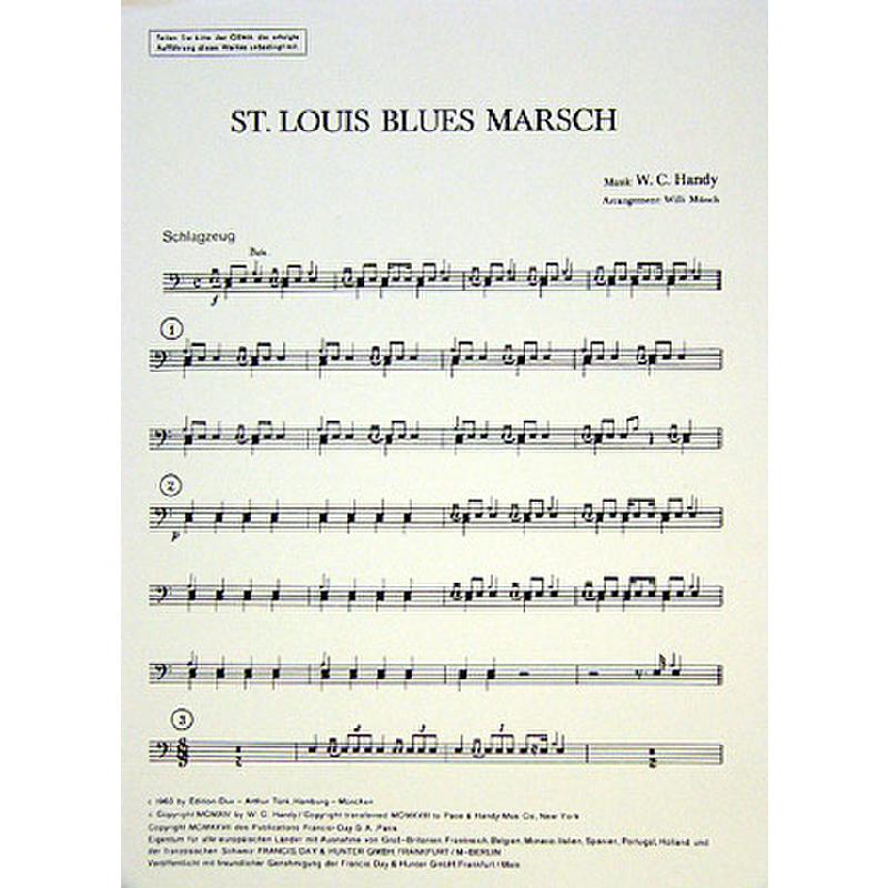 Titelbild für D 546 - ST LOUIS BLUES MARSCH