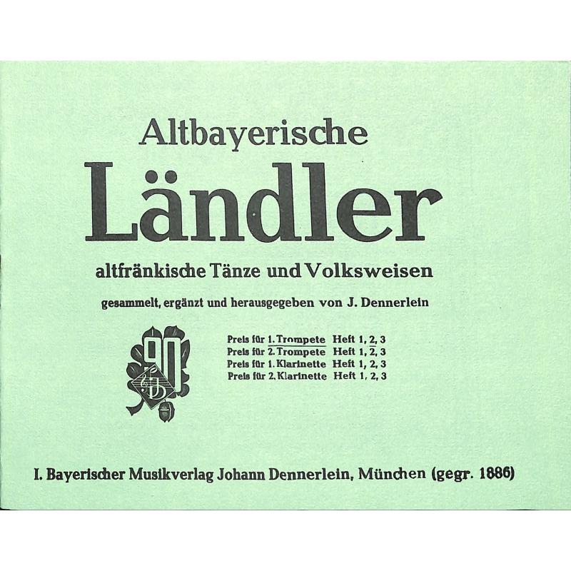 Titelbild für DENN 1613 - ALTBAYRISCHE LAENDLER 2