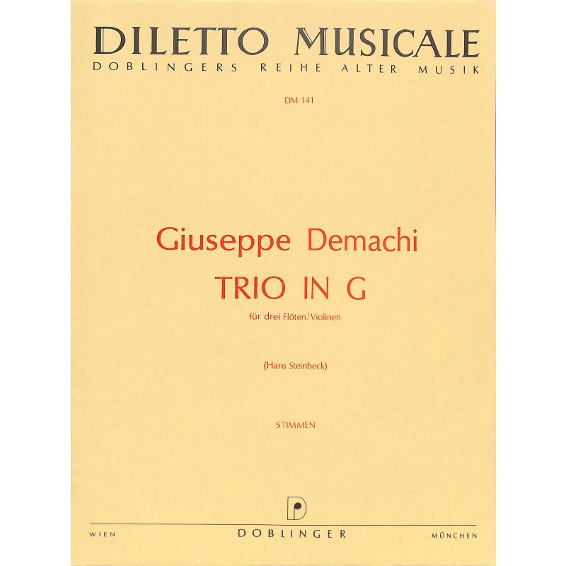 Titelbild für DM 141 - TRIO IN G