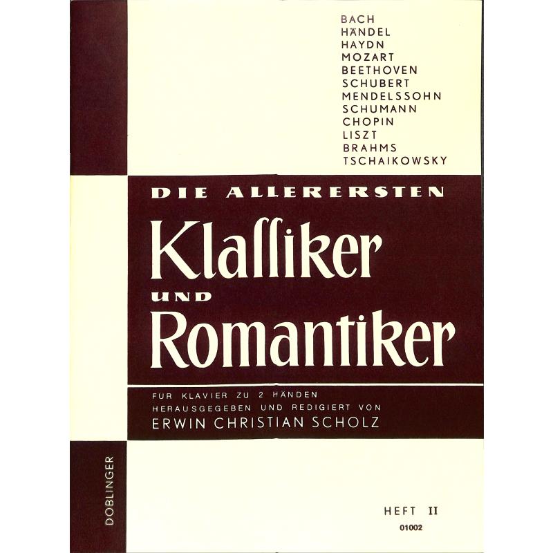 Titelbild für DO 01002 - DIE ALLERERSTEN KLASSIKER + ROMANTIKER 2