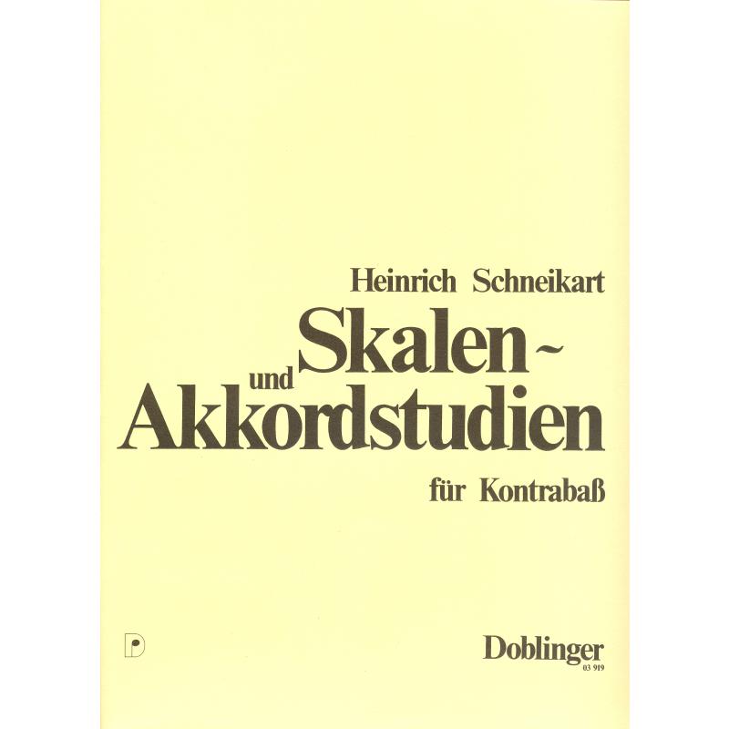 Titelbild für DO 03919 - SKALEN + AKKORDSTUDIEN