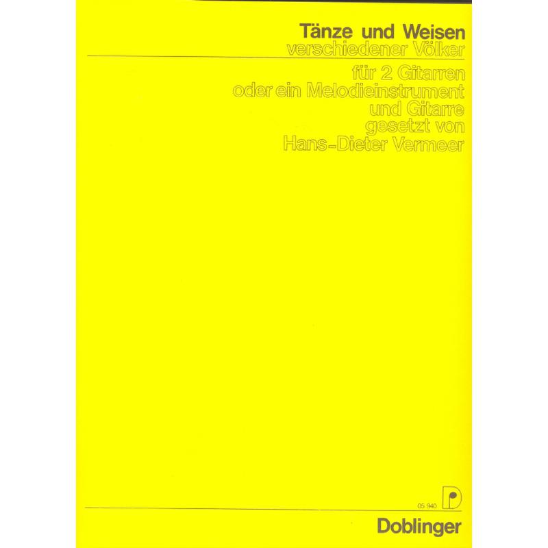 Titelbild für DO 05940 - TAENZE + WEISEN VERSCHIEDENER VOELKER