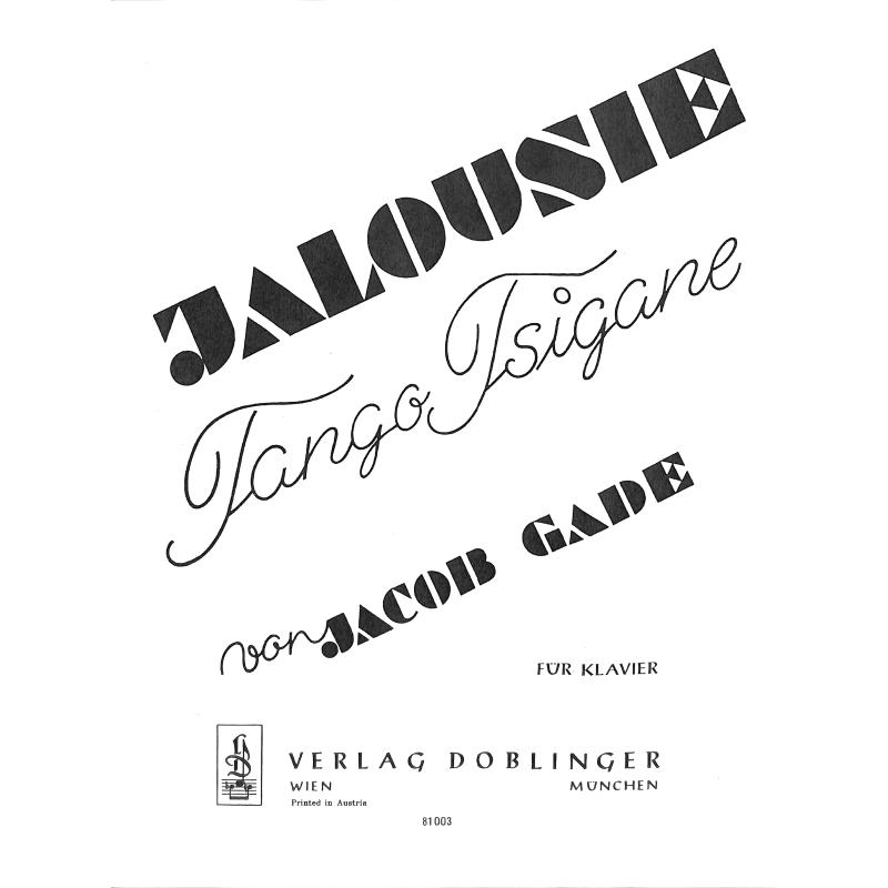 Titelbild für DO 81003 - TANGO JALOUSIE