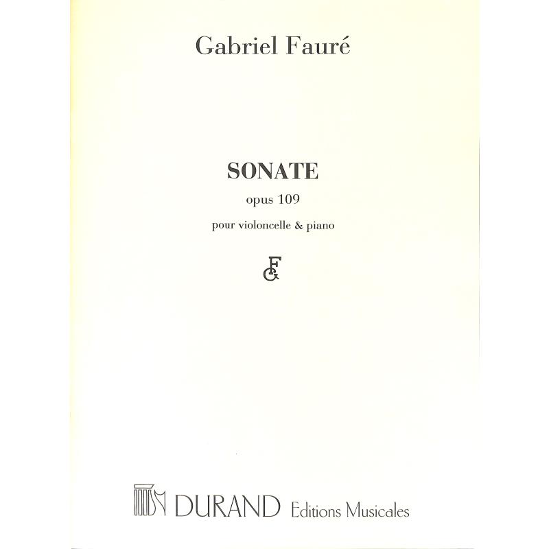 Titelbild für DF 9542 - Sonate 1 op 109
