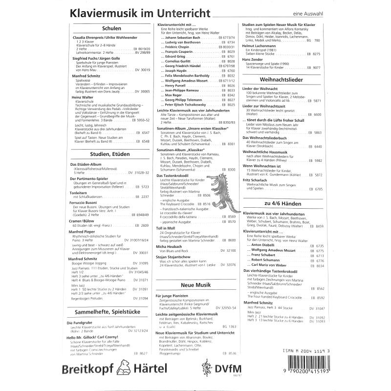 Notenbild für DV 31028 - DAS ETUEDEN ALBUM 1