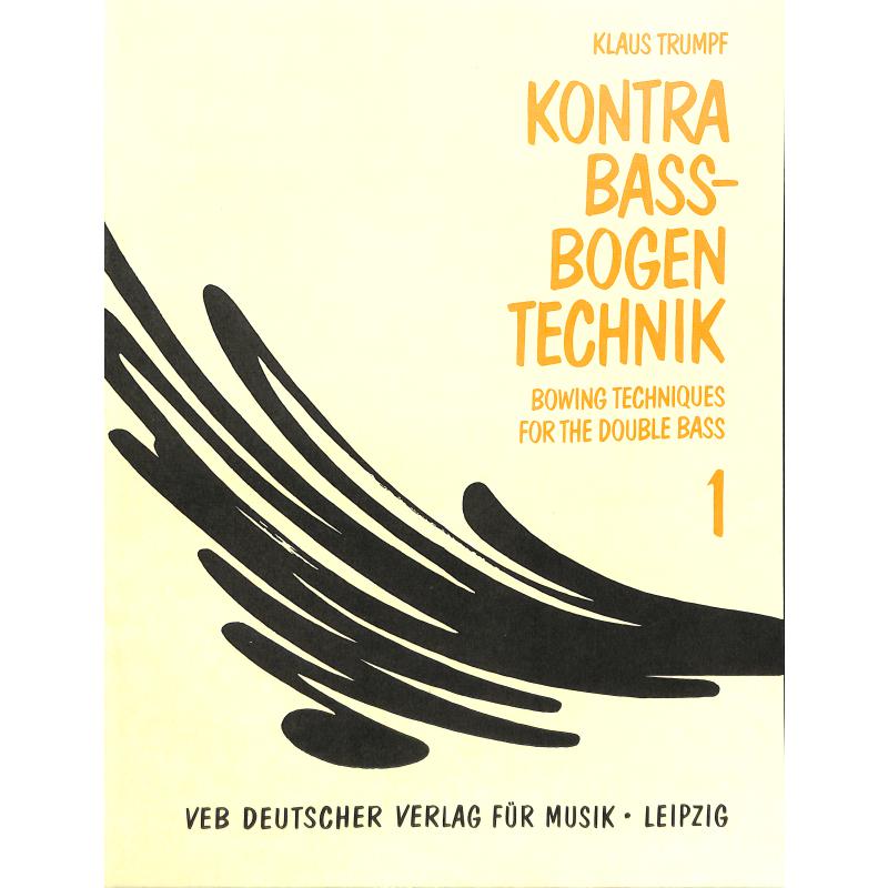 Titelbild für DV 31078 - KONTRABASS BOGEN TECHNIK 1