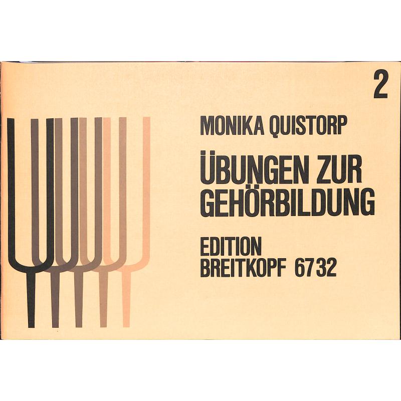 Titelbild für EB 6732 - UEBUNGEN ZUR GEHOERBILDUNG 2