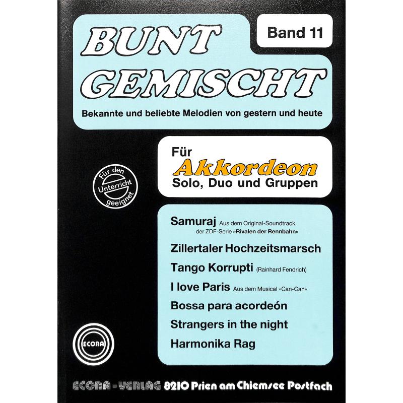 Titelbild für ECORA 11 - BUNT GEMISCHT 11