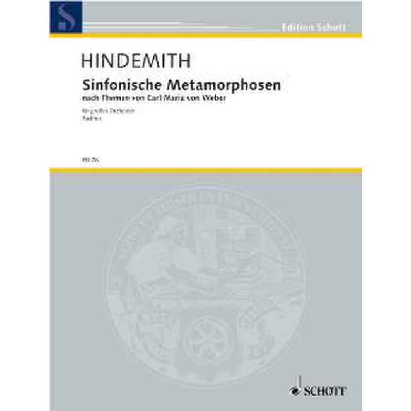 Titelbild für ED 78 - SINFONISCHE METAMORPHOSEN NACH THEMEN VON C M VON WEBER