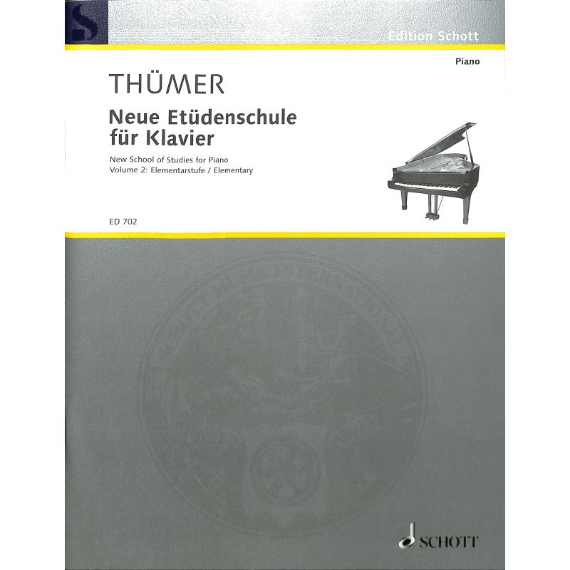 Titelbild für ED 702 - NEUE ETUEDENSCHULE 2 - ELEMENTARSTUFE