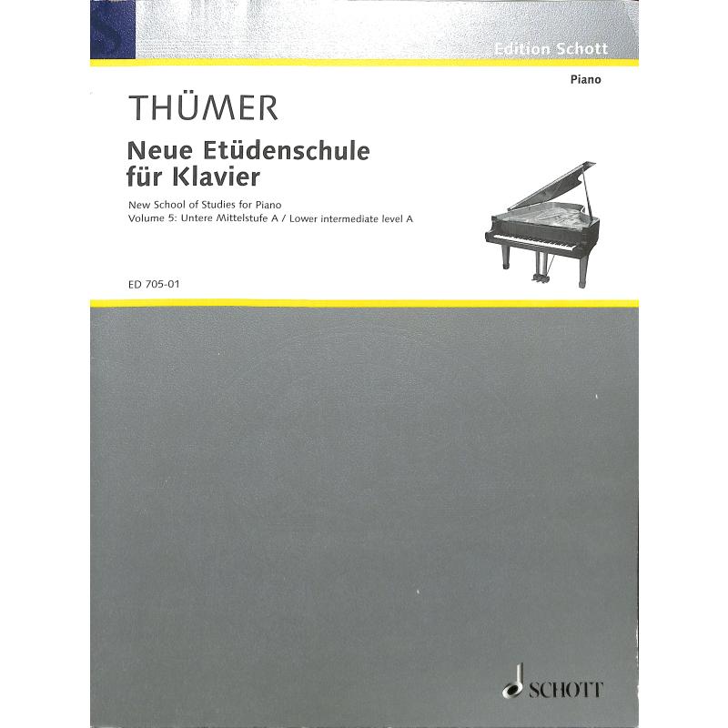 Titelbild für ED 705-01 - NEUE ETUEDENSCHULE 5 A - UNTERE MITTELSTUFE