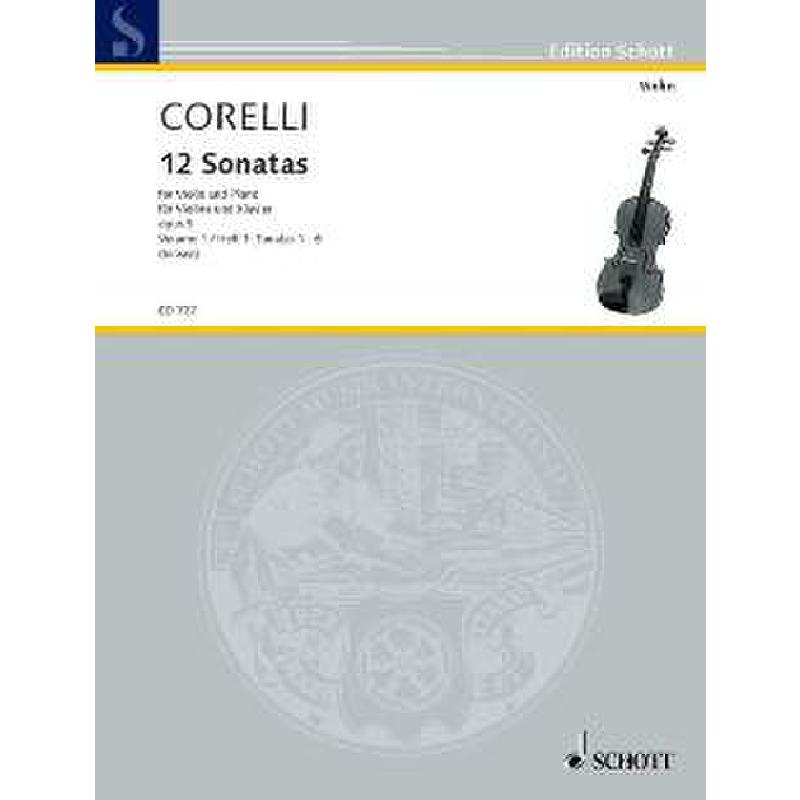 Titelbild für ED 727 - 12 SONATEN 1 OP 5 (NR 1-6)