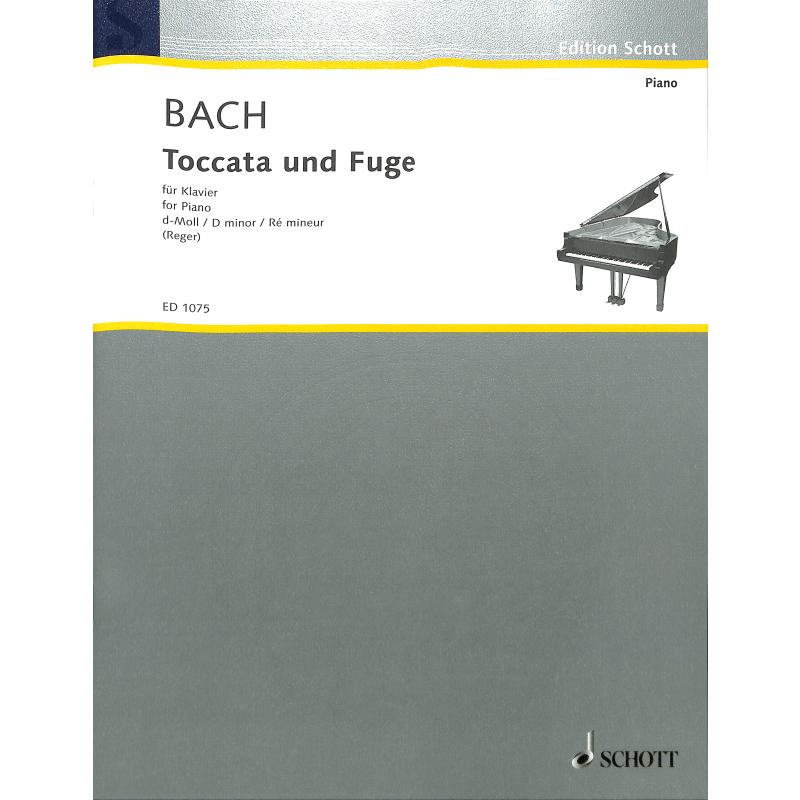 Titelbild für ED 1075 - TOCCATA + FUGE D-MOLL BWV 565