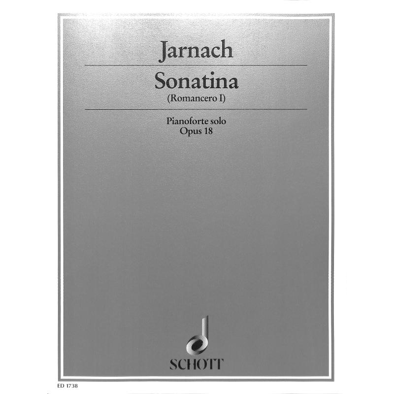 Titelbild für ED 1738 - SONATE OP 18