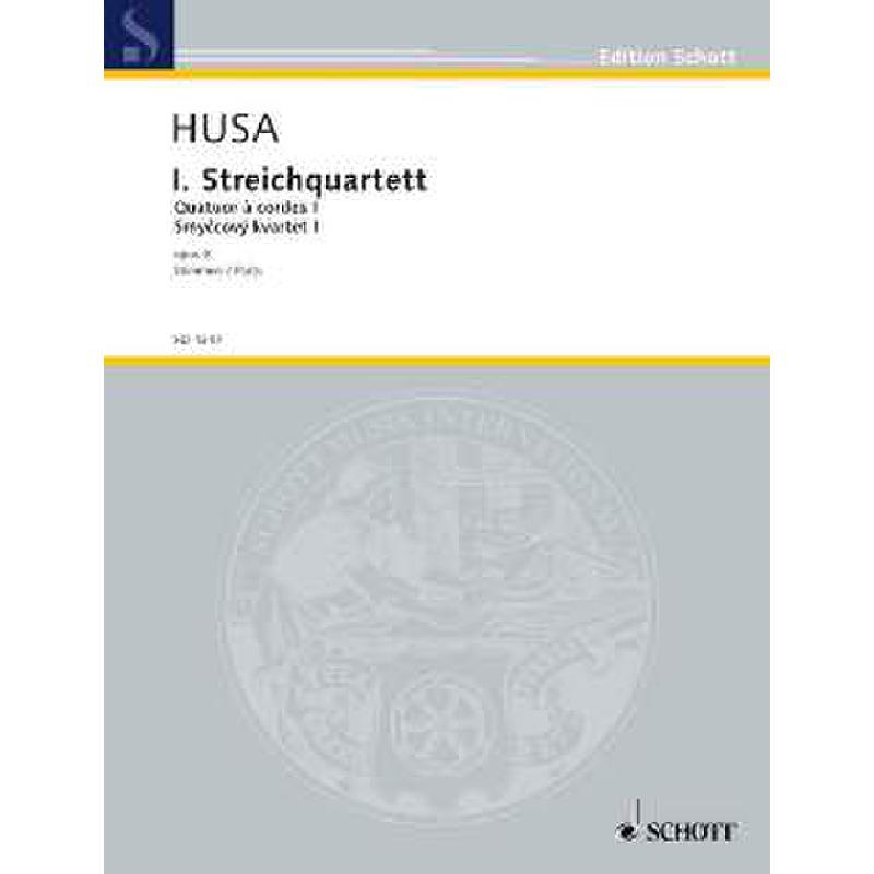 Titelbild für ED 4347 - QUARTETT 1 OP 8