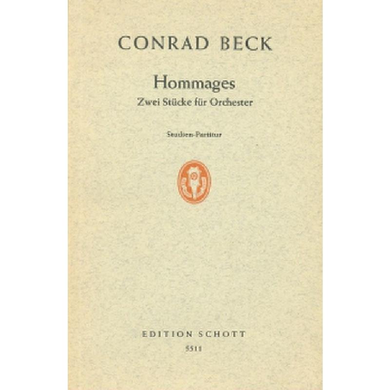 Titelbild für ED 5511 - HOMMAGES 2 STUECKE (1965)