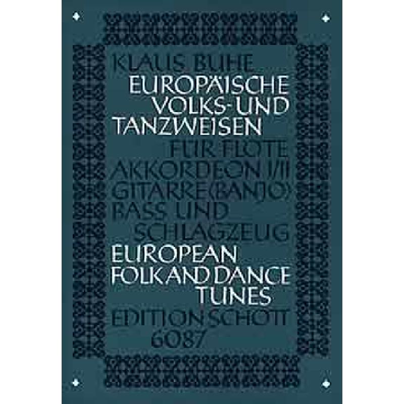 Titelbild für ED 6087 - EUROPAEISCHE VOLKS + TANZWEISEN