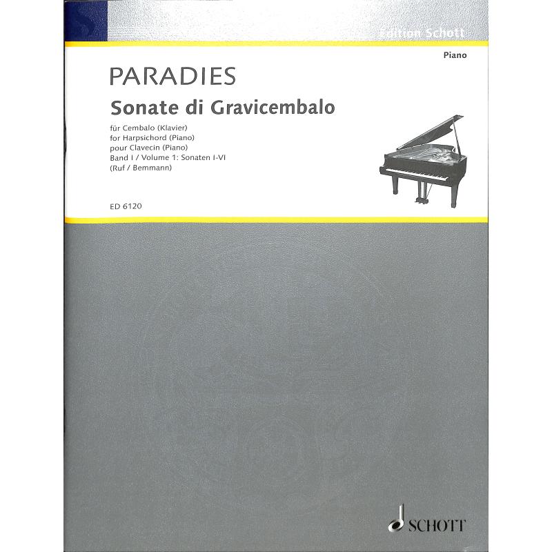 Titelbild für ED 6120 - SONATE DI GRAVICEMBALO 1