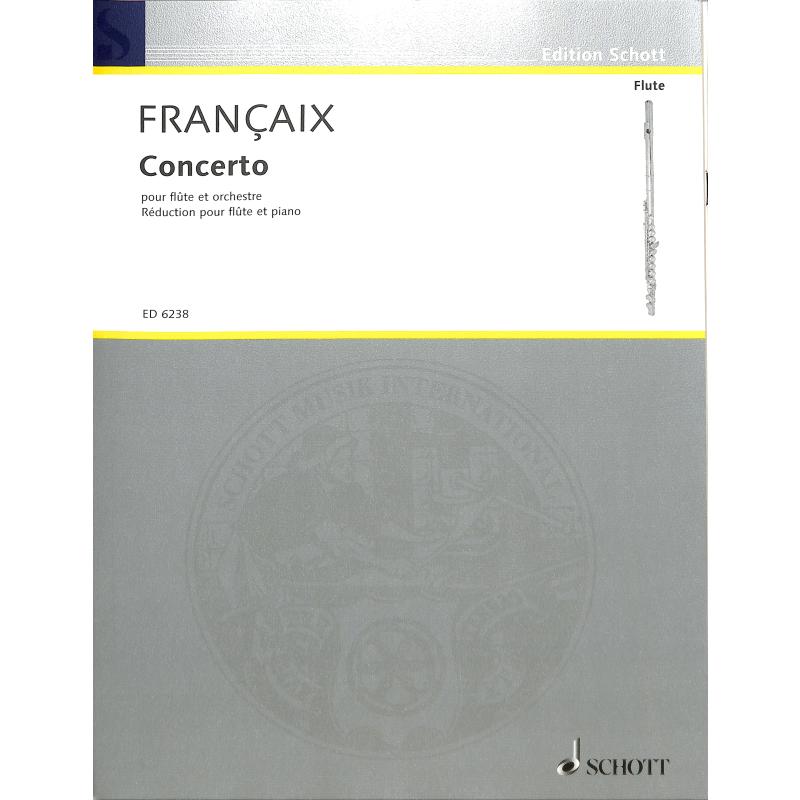 Titelbild für ED 6238 - CONCERTO - FL ORCH