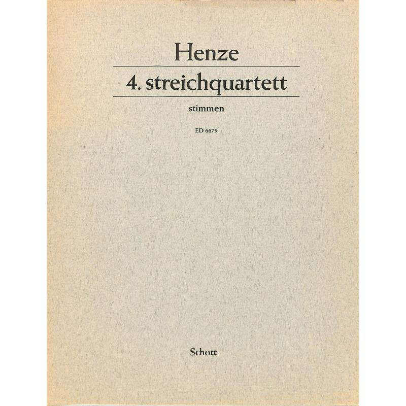 Titelbild für ED 6679 - QUARTETT 4