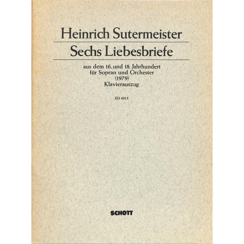 Titelbild für ED 6913 - LIEBESBRIEFE (1979) - GES-H (S)