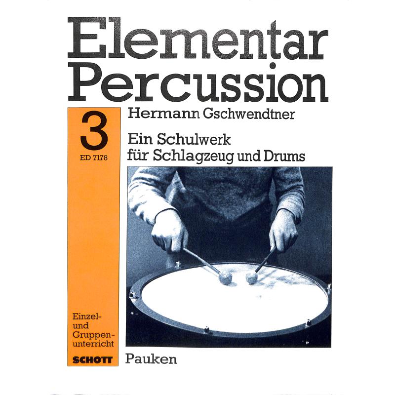 Titelbild für ED 7178 - ELEMENTAR PERCUSSION 3