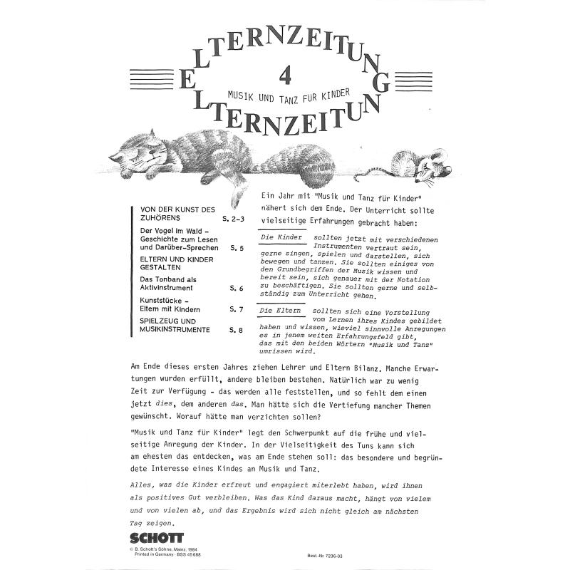 Titelbild für ED 7236-03 - DIE TRIPPTRAPPMAUS - MUSIK + TANZ FUER KINDER 2
