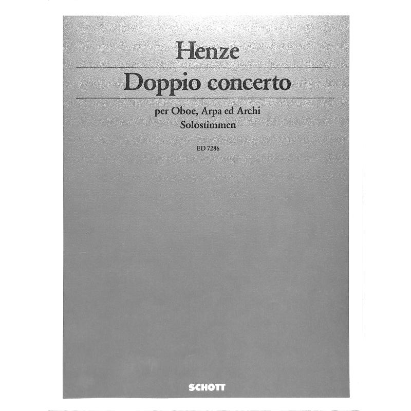 Titelbild für ED 7286 - DOPPIO CONCERTO (1966) - OB HA STR