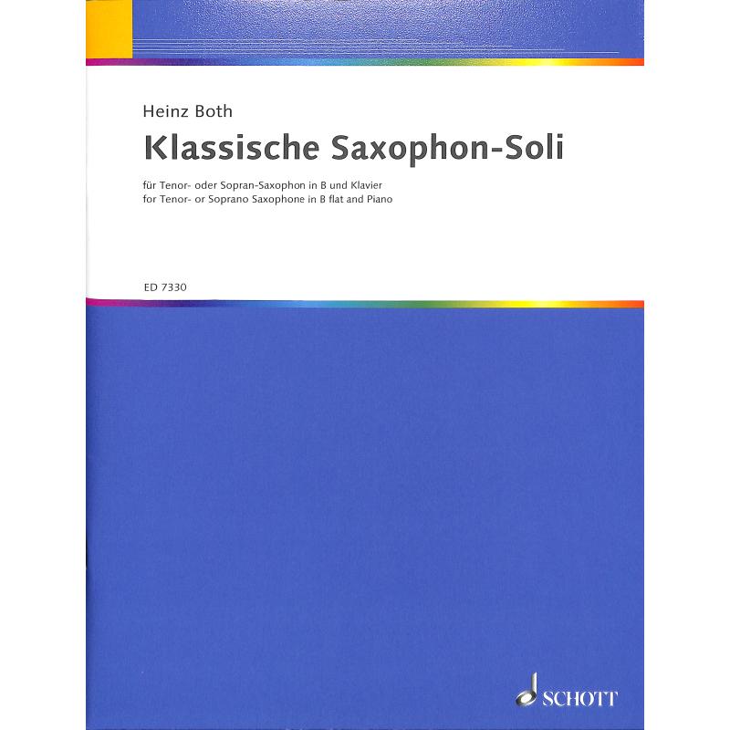 Titelbild für ED 7330 - KLASSISCHE SAXOPHON SOLI