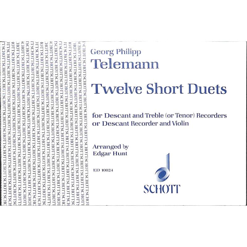Titelbild für ED 10024 - SHORT DUETS 12