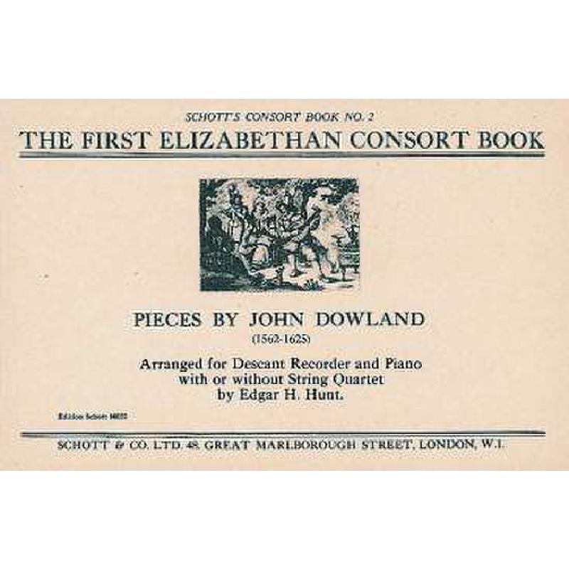 Titelbild für ED 10032 - FIRST ELIZABETHAN CONSORT BOOK