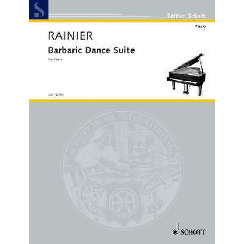 Titelbild für ED 10394 - BARBARIC DANCE SUITE