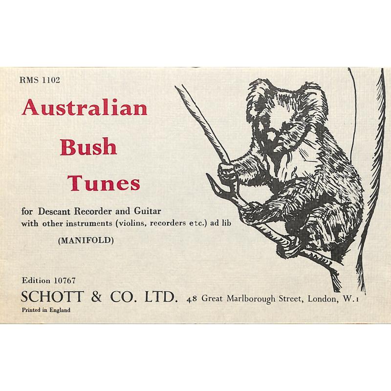 Titelbild für ED 10767 - AUSTRALIAN BUSH TUNES