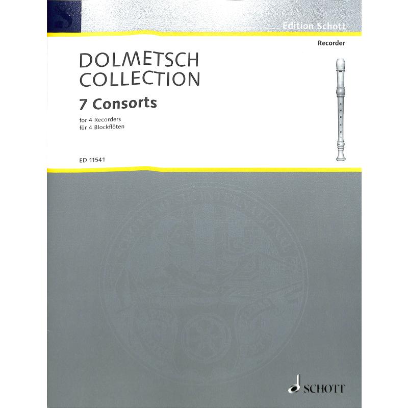 Titelbild für ED 11541 - 7 CONSORTS FROM THE DOLMETSCH COLLECTION