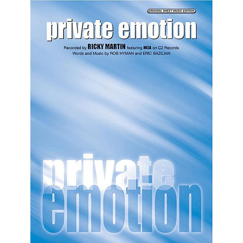 Titelbild für PVM 00048 - PRIVATE EMOTION