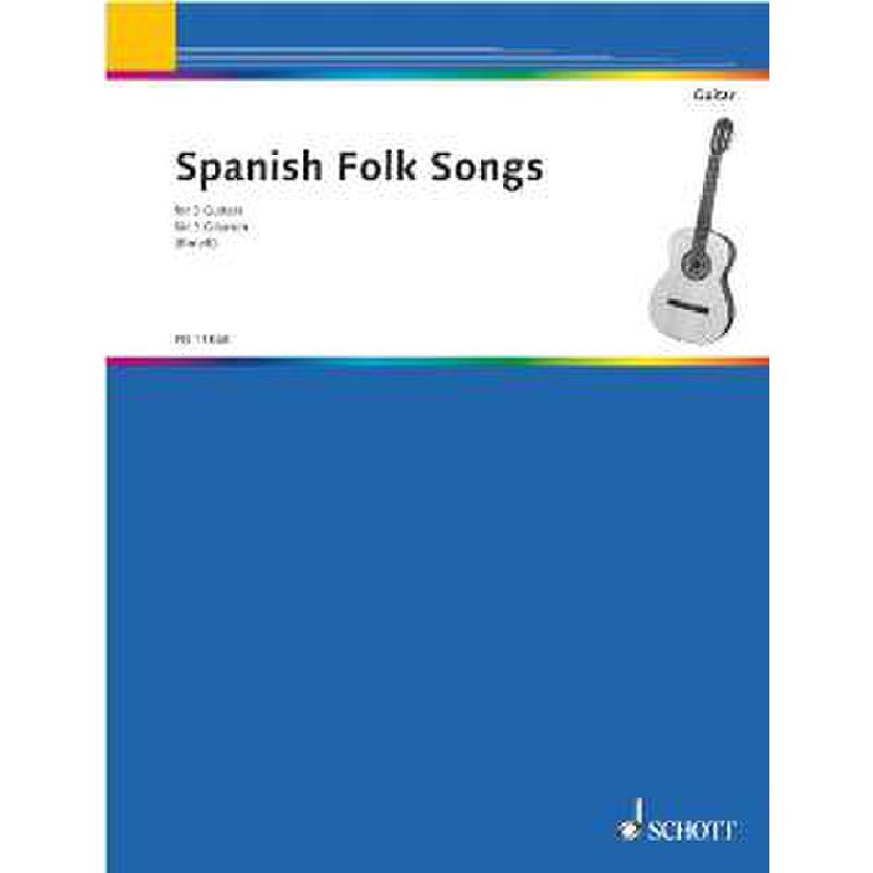 Titelbild für ED 11848 - SPANISH FOLK SONGS