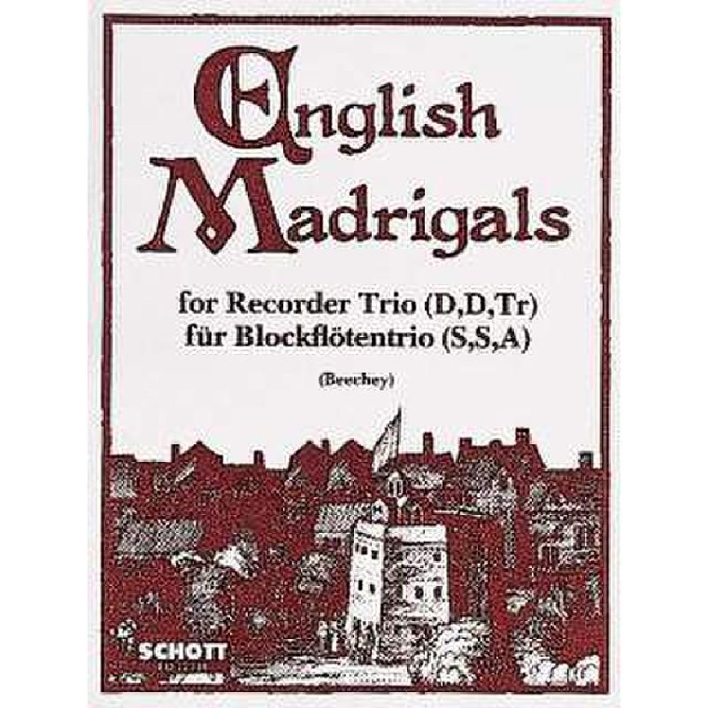 Titelbild für ED 12310 - ENGLISH MADRIGALS