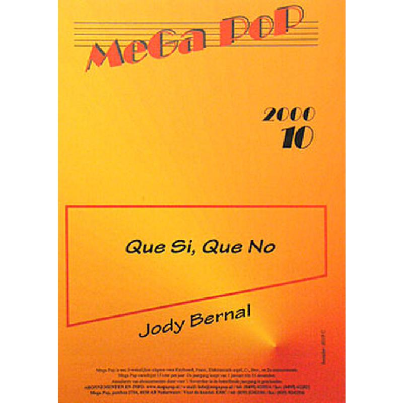 Titelbild für MDFK 2000-10C - Que si que no