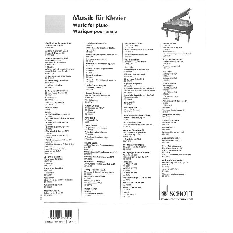 Notenbild für ED 06414 - UNGARISCHE RHAPSODIE 2 CIS-MOLL