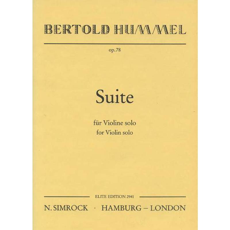 Titelbild für EE 2941 - SUITE OP 78