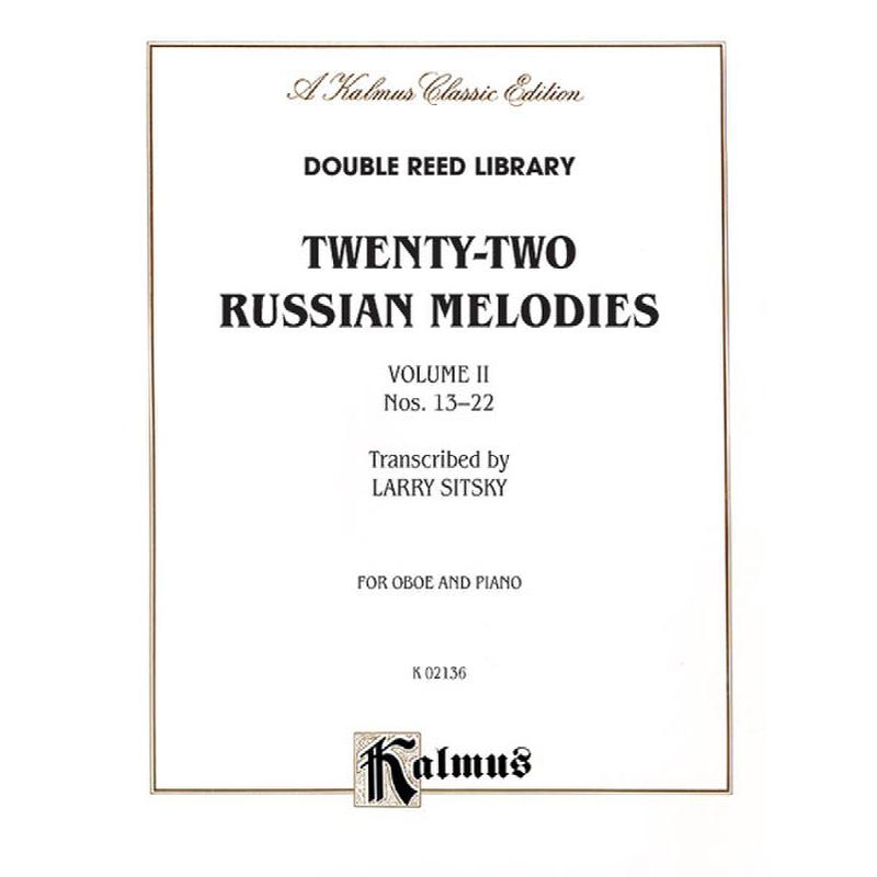 Titelbild für KALMUS 02136 - 22 RUSSIAN MELODIES 2 (13-22)