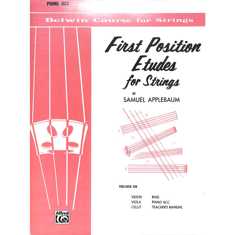 Titelbild für EL 02023 - FIRST POSITION ETUDES FOR STRINGS