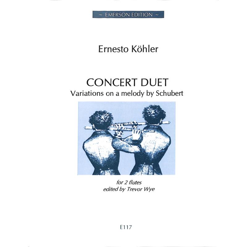 Titelbild für EMERSON 117 - CONCERT DUET - VARIATIONS OF A MELODY BY SCHUBERT