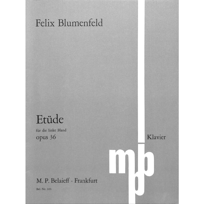 Titelbild für BEL 103 - ETUEDE OP 36